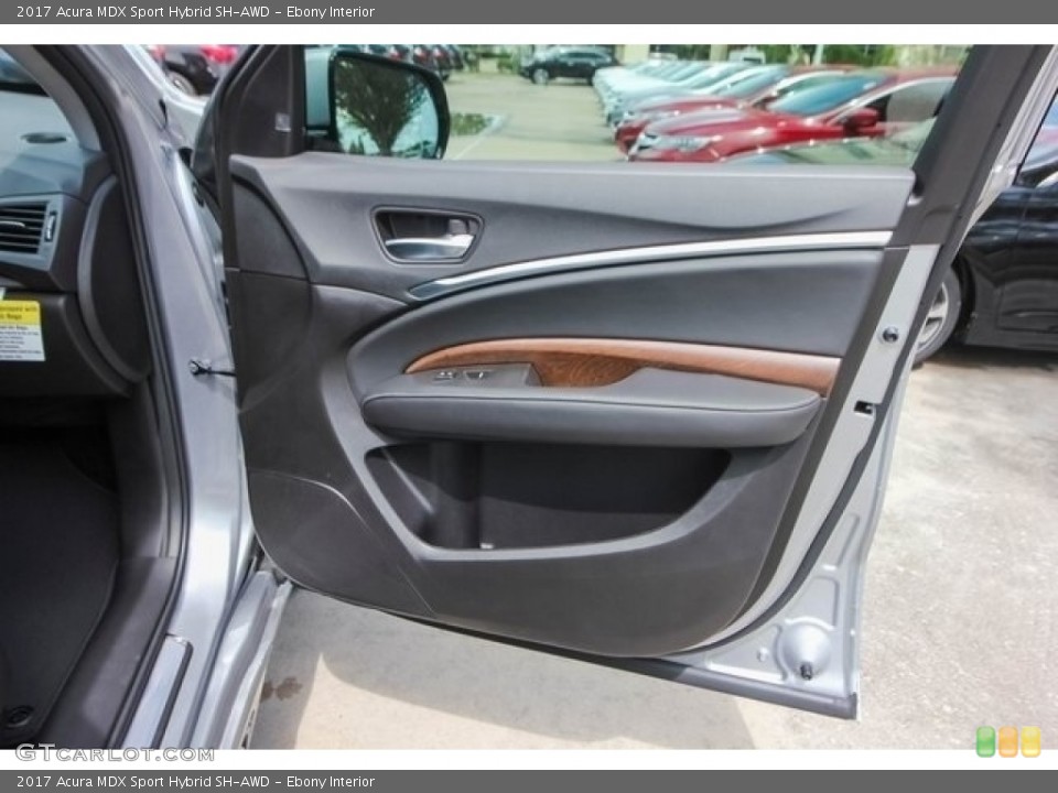 Ebony Interior Door Panel for the 2017 Acura MDX Sport Hybrid SH-AWD #121273058