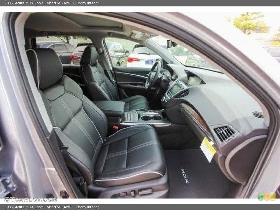 Ebony Interior Front Seat for the 2017 Acura MDX Sport Hybrid SH-AWD #121273077