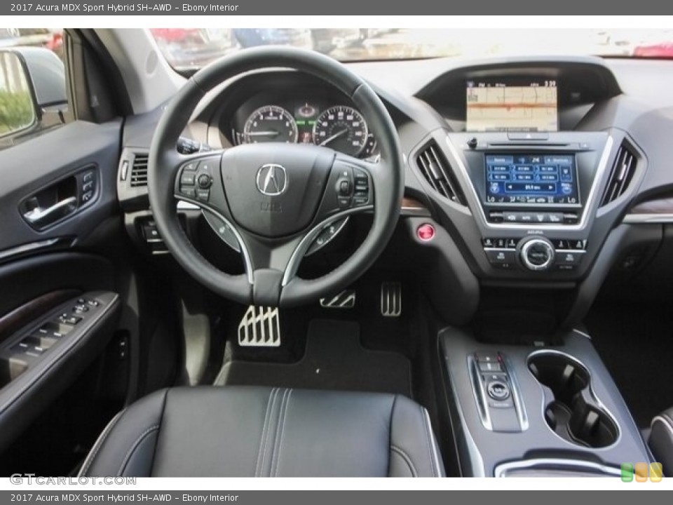 Ebony Interior Dashboard for the 2017 Acura MDX Sport Hybrid SH-AWD #121273157