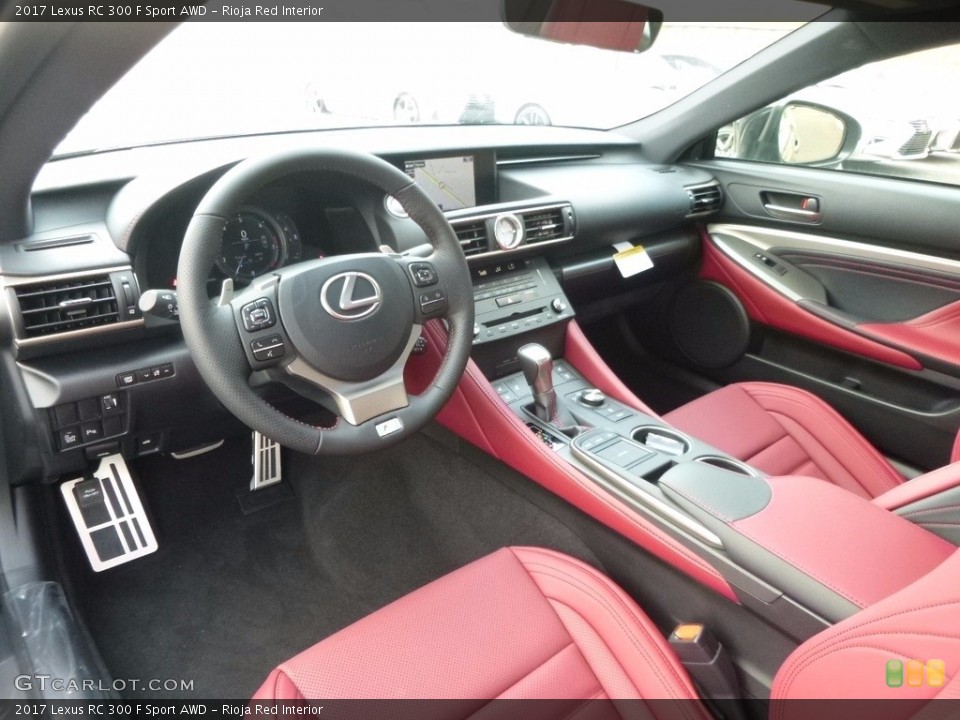 Rioja Red Interior Photo for the 2017 Lexus RC 300 F Sport AWD #121273752