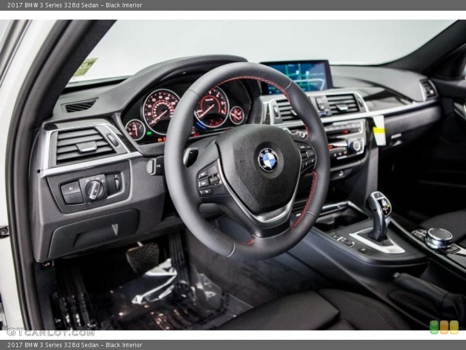Black Interior Dashboard for the 2017 BMW 3 Series 328d Sedan #121277954