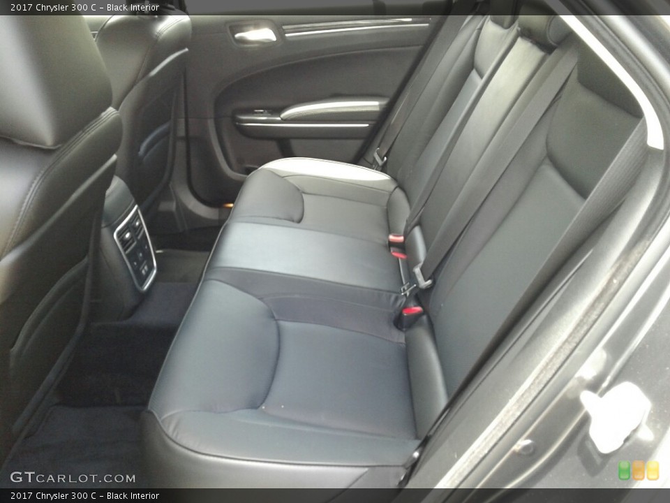 Black Interior Rear Seat for the 2017 Chrysler 300 C #121279445