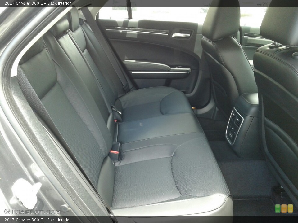 Black Interior Rear Seat for the 2017 Chrysler 300 C #121279472