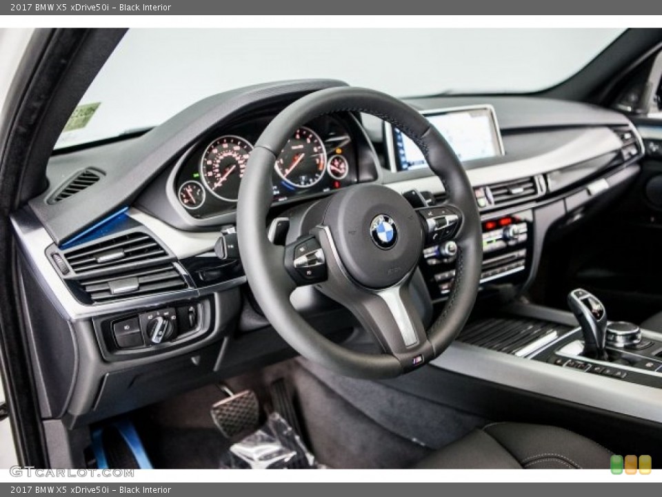 Black Interior Dashboard for the 2017 BMW X5 xDrive50i #121279850