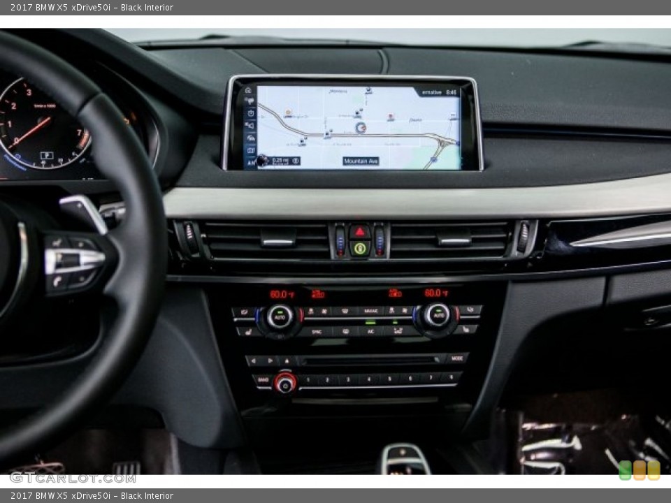 Black Interior Controls for the 2017 BMW X5 xDrive50i #121279868