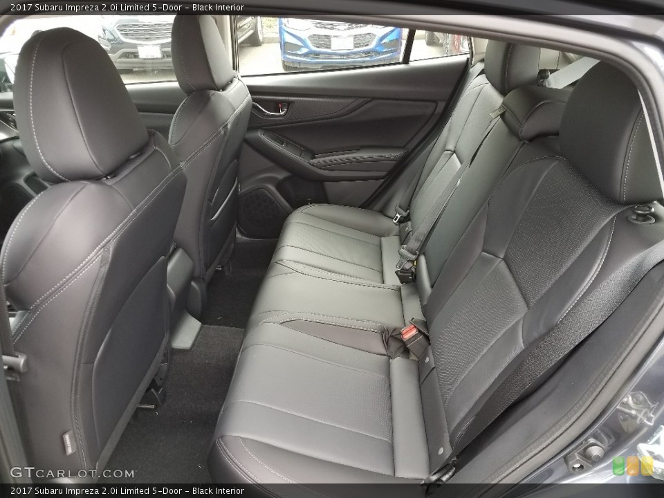 Black Interior Rear Seat for the 2017 Subaru Impreza 2.0i Limited 5-Door #121284197