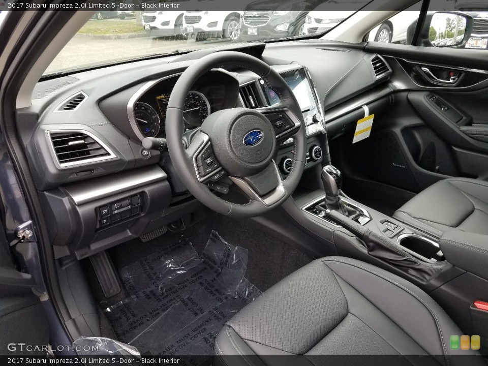 Black Interior Photo for the 2017 Subaru Impreza 2.0i Limited 5-Door #121284224