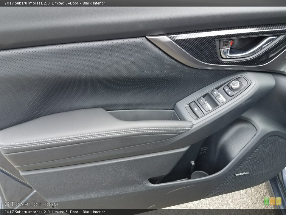 Black Interior Door Panel for the 2017 Subaru Impreza 2.0i Limited 5-Door #121284252