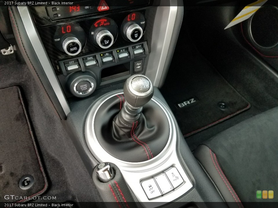 Black Interior Transmission for the 2017 Subaru BRZ Limited #121284897