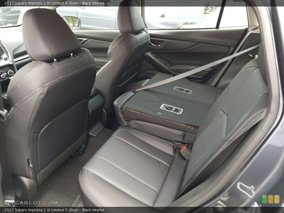 Black Interior Rear Seat for the 2017 Subaru Impreza 2.0i Limited 5-Door #121287983