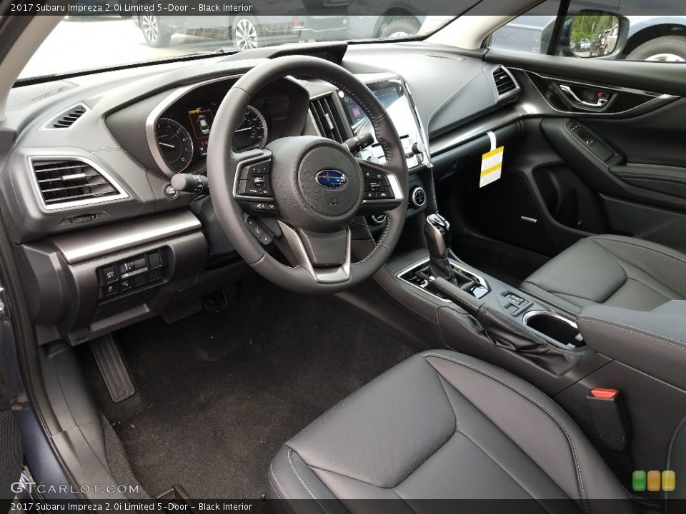 Black Interior Photo for the 2017 Subaru Impreza 2.0i Limited 5-Door #121288010