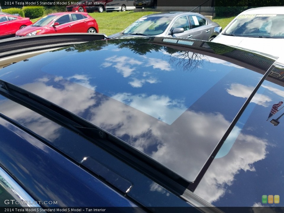 Tan Interior Sunroof for the 2014 Tesla Model S  #121293977