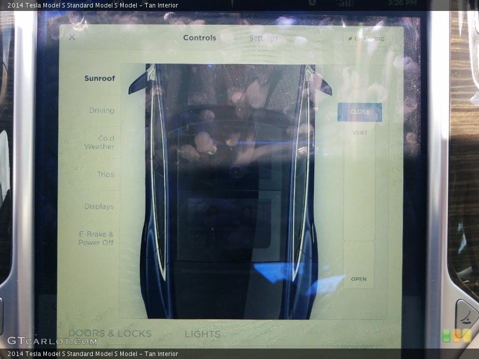 Tan Interior Controls for the 2014 Tesla Model S  #121294007