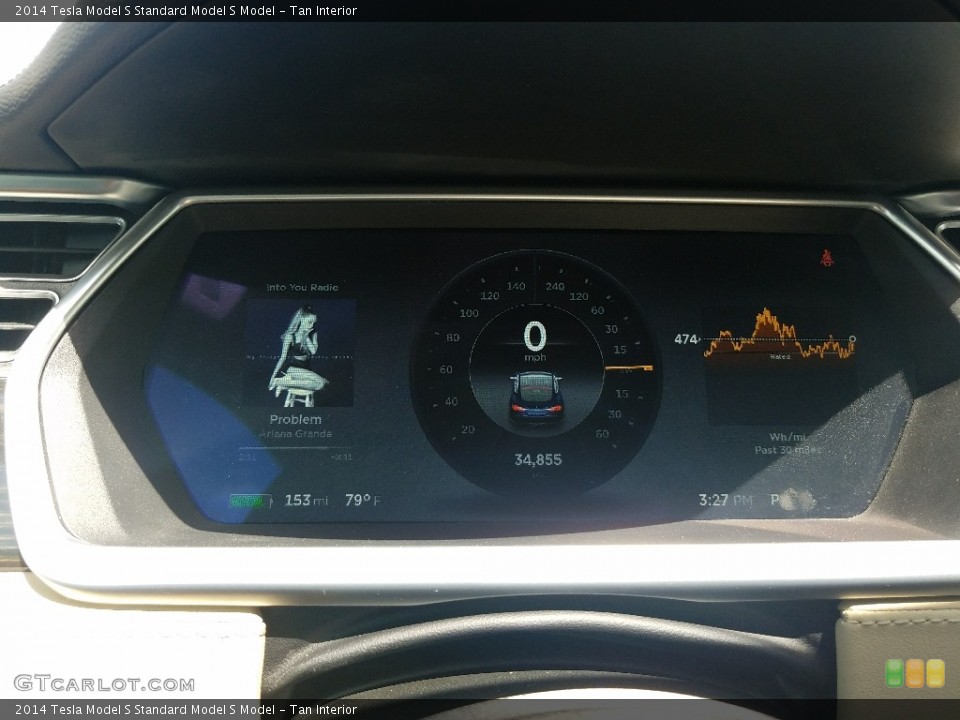 Tan Interior Dashboard for the 2014 Tesla Model S  #121294178