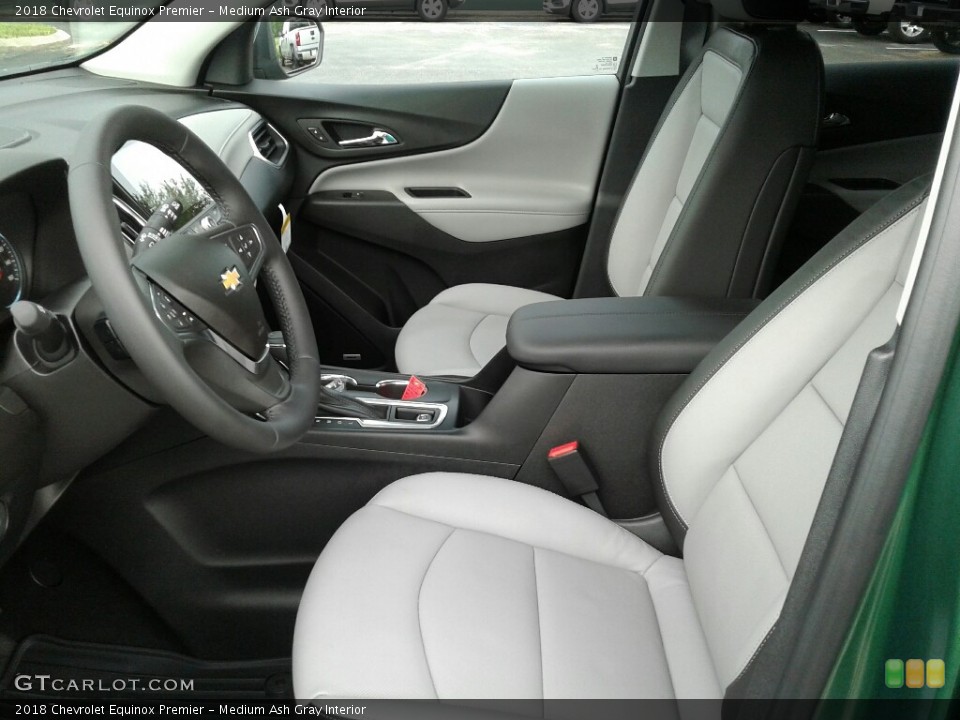Medium Ash Gray Interior Front Seat for the 2018 Chevrolet Equinox Premier #121304114