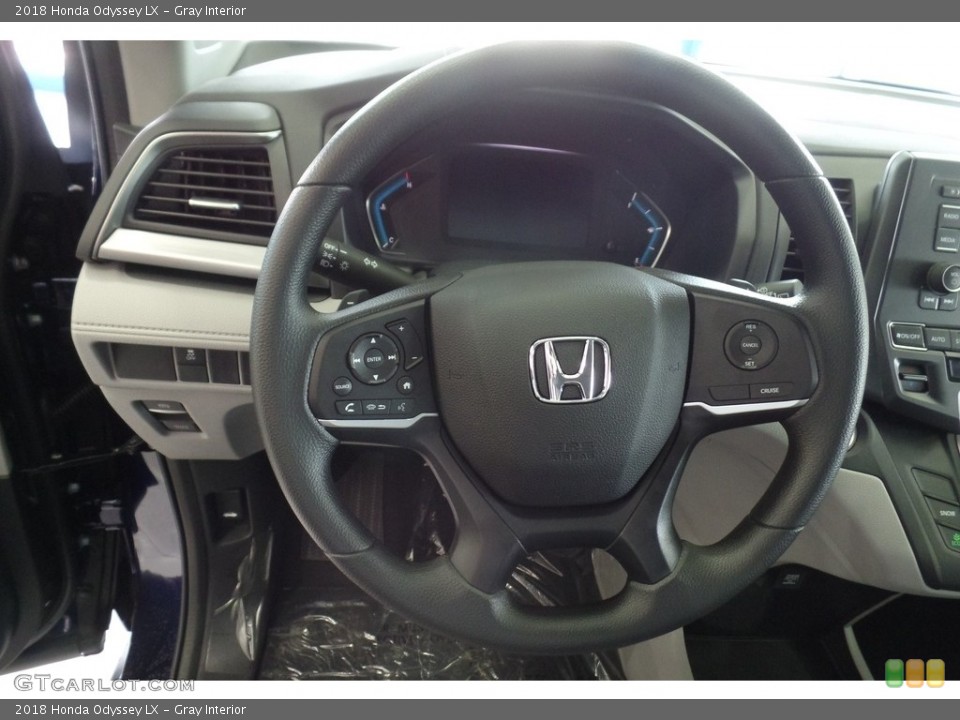 Gray Interior Steering Wheel for the 2018 Honda Odyssey LX #121304561