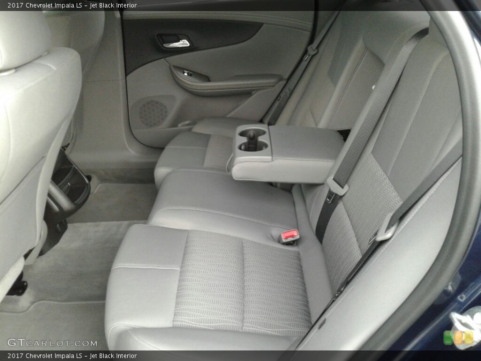 Jet Black Interior Rear Seat for the 2017 Chevrolet Impala LS #121317787