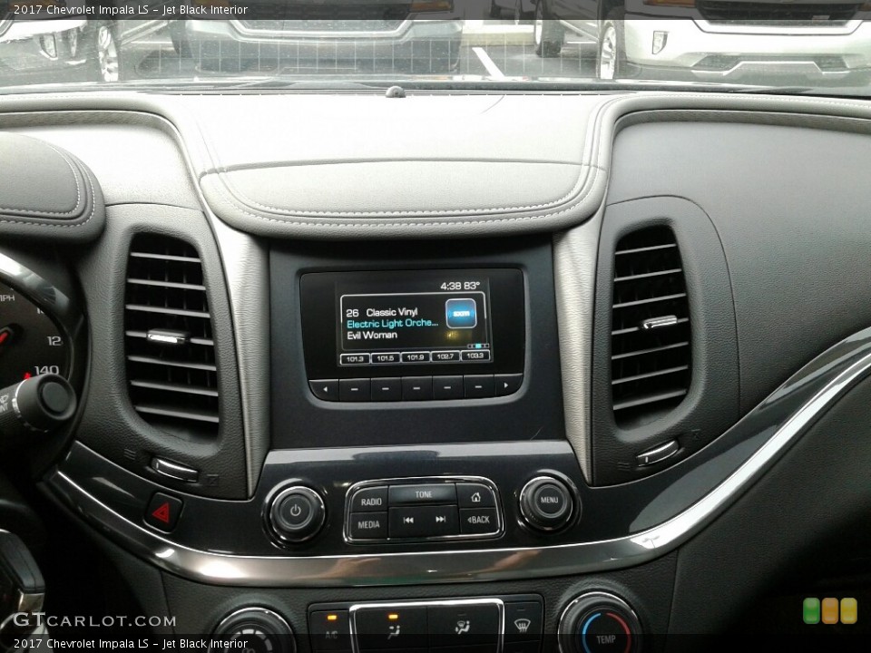 Jet Black Interior Controls for the 2017 Chevrolet Impala LS #121317932