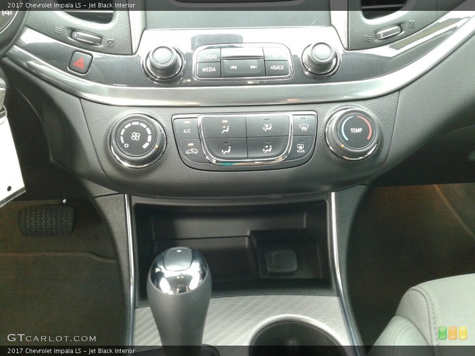 Jet Black Interior Controls for the 2017 Chevrolet Impala LS #121317963