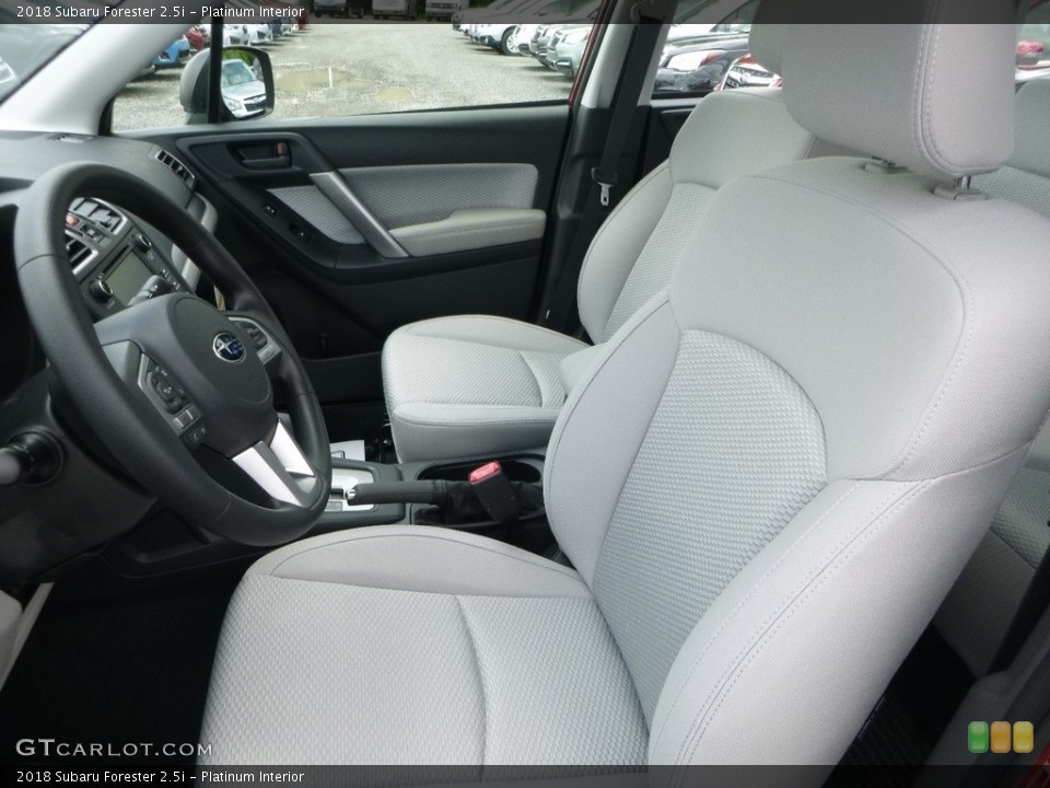 Platinum Interior Front Seat for the 2018 Subaru Forester 2.5i #121328849