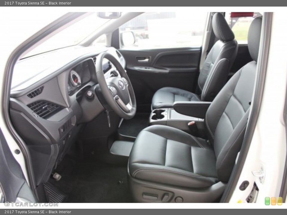 Black Interior Photo for the 2017 Toyota Sienna SE #121330211
