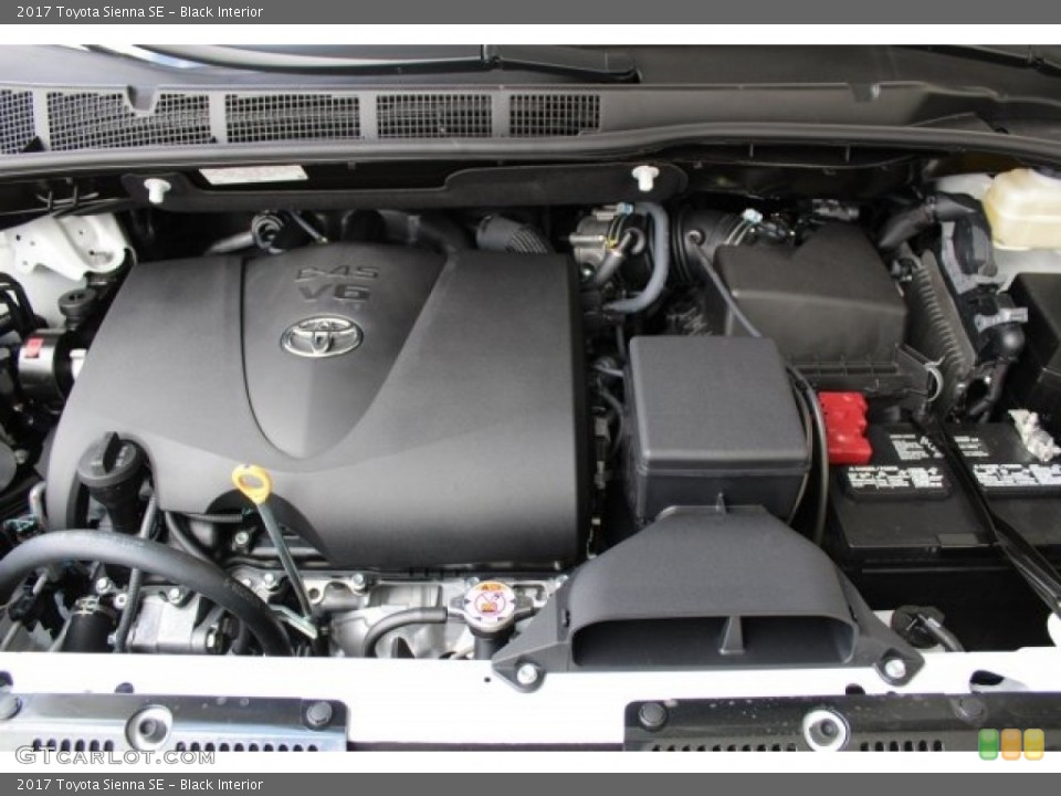 Black Interior Trunk for the 2017 Toyota Sienna SE #121330451