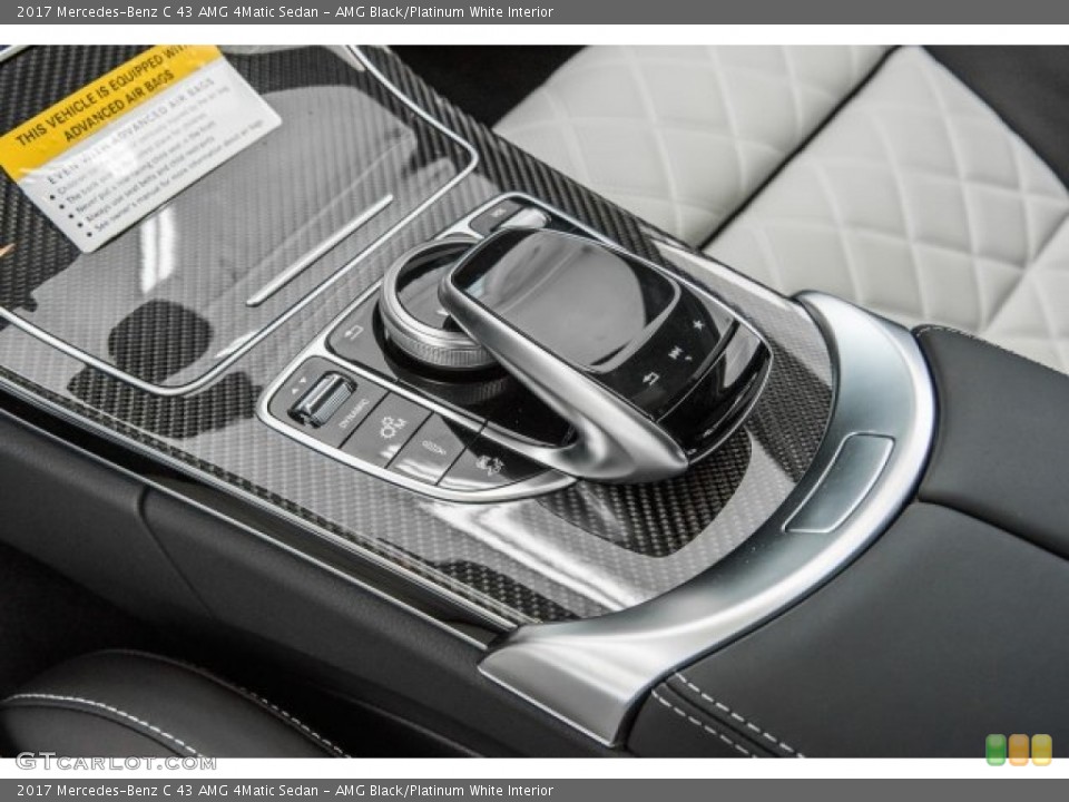 AMG Black/Platinum White Interior Transmission for the 2017 Mercedes-Benz C 43 AMG 4Matic Sedan #121336739