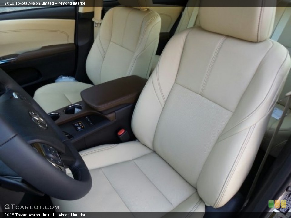 Almond Interior Front Seat for the 2018 Toyota Avalon Limited #121338044