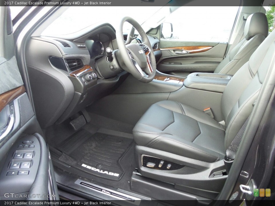 Jet Black Interior Photo for the 2017 Cadillac Escalade Premium Luxury 4WD #121355940