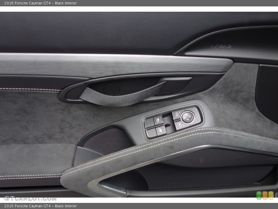 Black Interior Controls for the 2016 Porsche Cayman GT4 #121356782