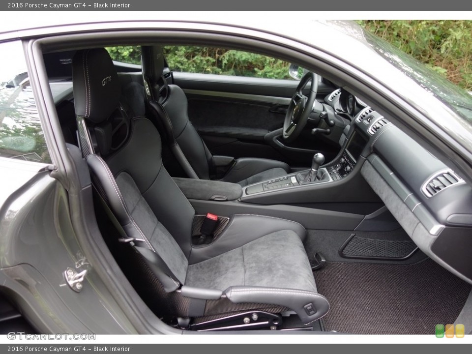 Black Interior Front Seat for the 2016 Porsche Cayman GT4 #121356875