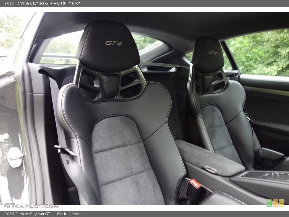 Black Interior Front Seat for the 2016 Porsche Cayman GT4 #121356896