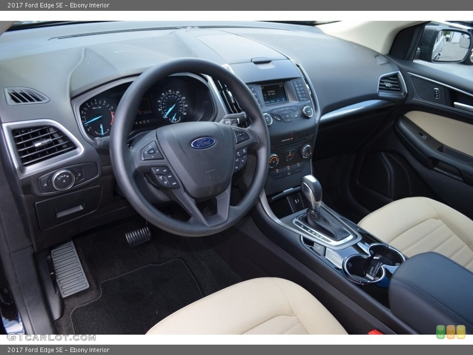 Ebony Interior Photo for the 2017 Ford Edge SE #121367888