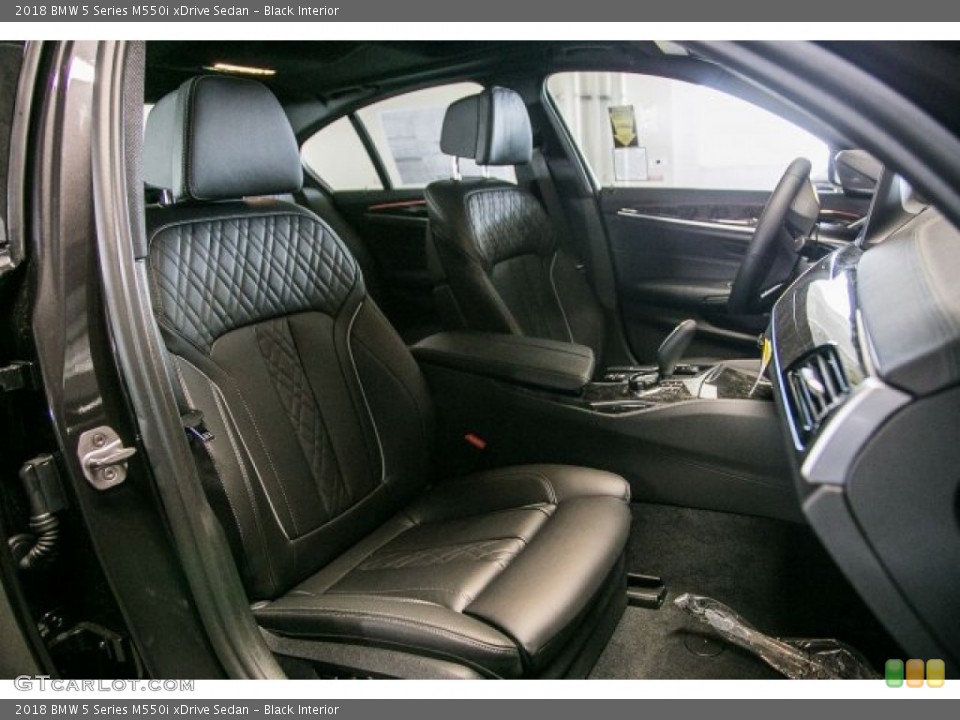 Black Interior Photo for the 2018 BMW 5 Series M550i xDrive Sedan #121371510