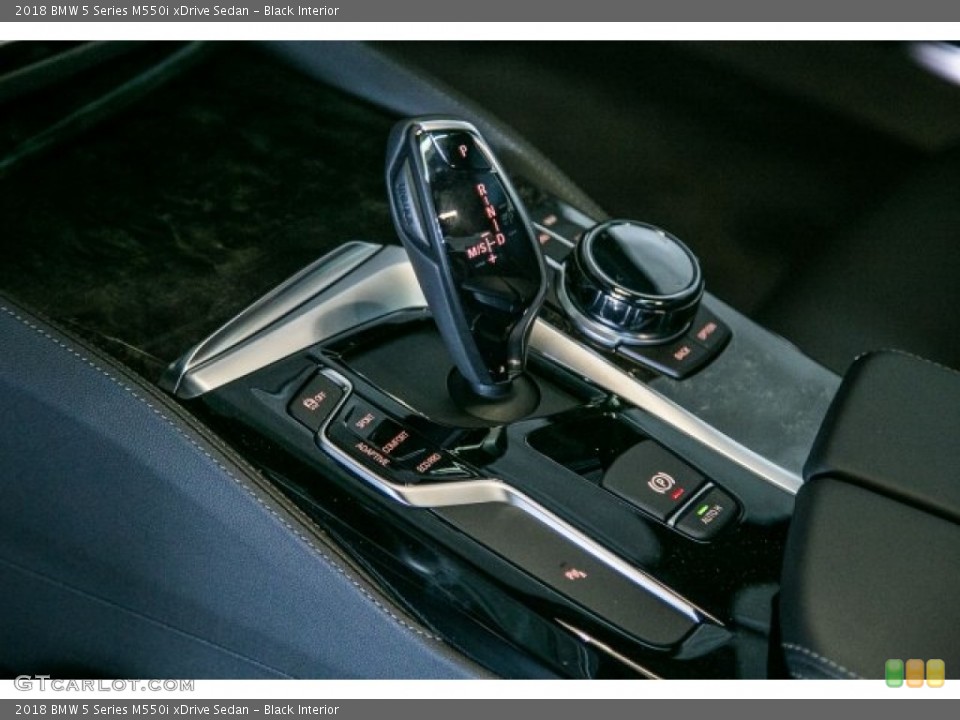 Black Interior Transmission for the 2018 BMW 5 Series M550i xDrive Sedan #121371608