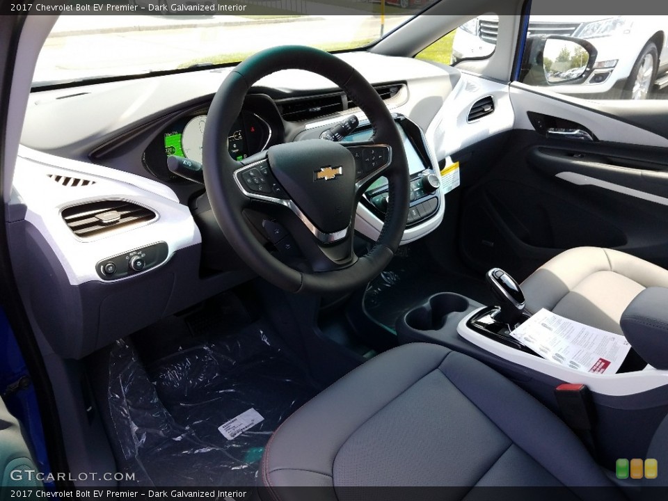 Dark Galvanized Interior Front Seat for the 2017 Chevrolet Bolt EV Premier #121373954