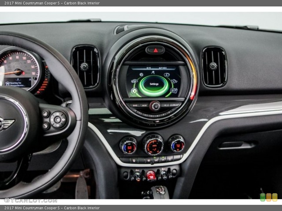 Carbon Black Interior Controls for the 2017 Mini Countryman Cooper S #121374665