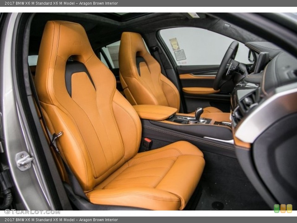 Aragon Brown 2017 BMW X6 M Interiors