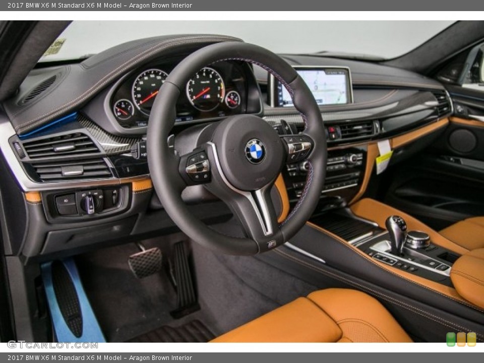 Aragon Brown Interior Dashboard for the 2017 BMW X6 M  #121376342