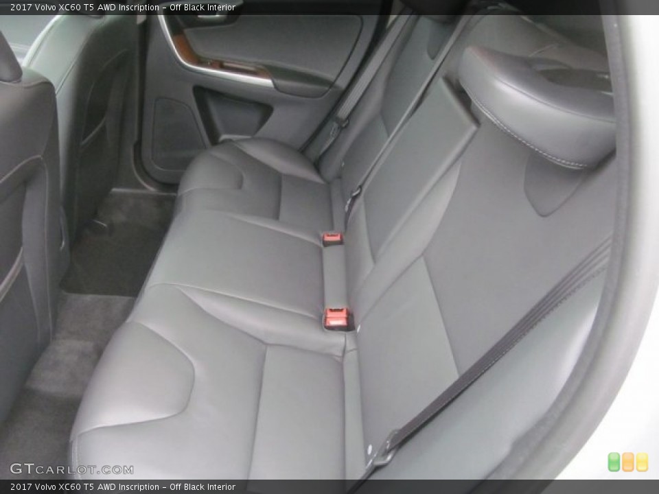 Off Black Interior Rear Seat for the 2017 Volvo XC60 T5 AWD Inscription #121386794