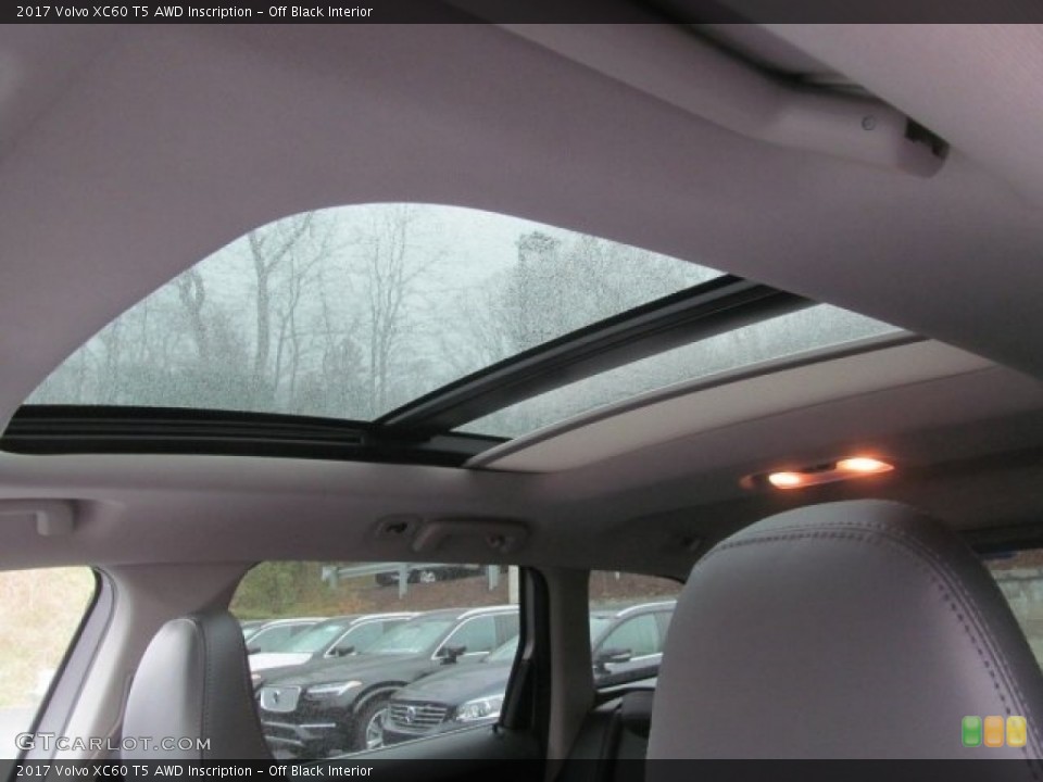 Off Black Interior Sunroof for the 2017 Volvo XC60 T5 AWD Inscription #121386854
