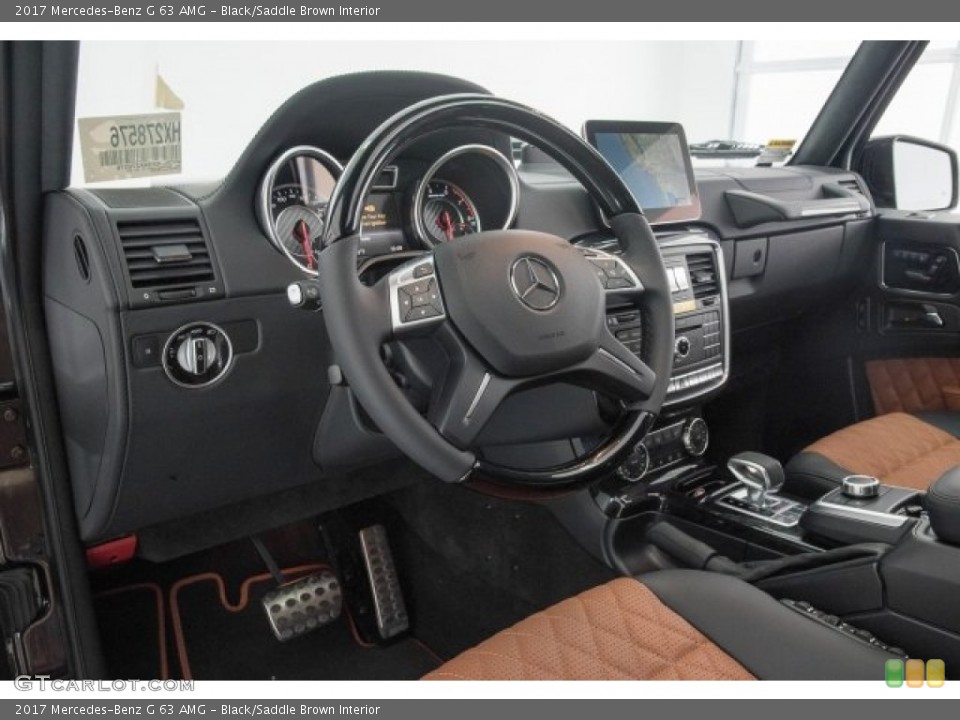 Black/Saddle Brown Interior Dashboard for the 2017 Mercedes-Benz G 63 AMG #121387832