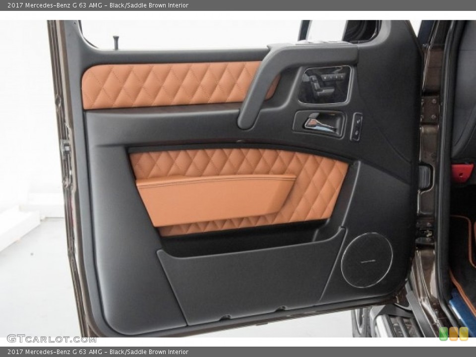 Black/Saddle Brown Interior Door Panel for the 2017 Mercedes-Benz G 63 AMG #121387886