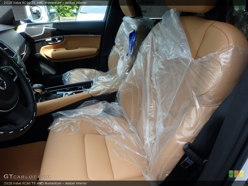 Amber Interior Front Seat for the 2018 Volvo XC90 T6 AWD Momentum #121389854