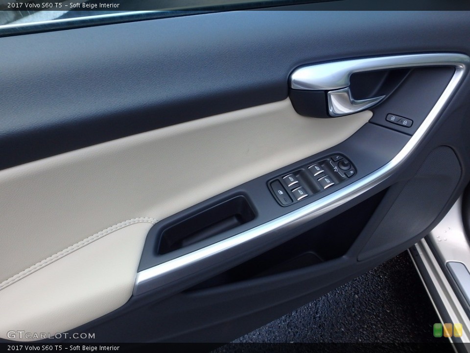Soft Beige Interior Door Panel for the 2017 Volvo S60 T5 #121392839