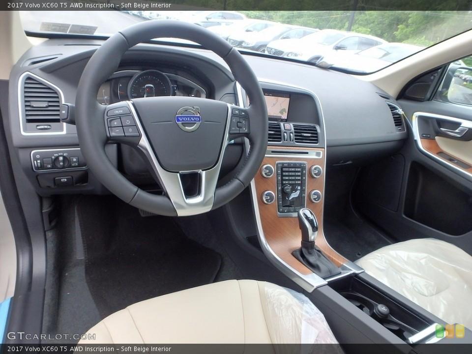 Soft Beige Interior Photo for the 2017 Volvo XC60 T5 AWD Inscription #121394657