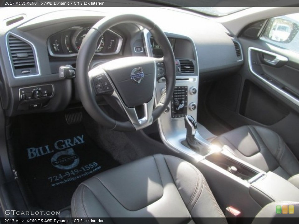 Off Black Interior Photo for the 2017 Volvo XC60 T6 AWD Dynamic #121398896