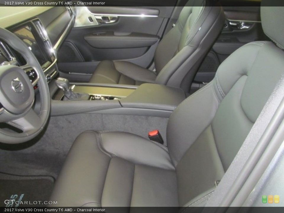 Charcoal Interior Front Seat for the 2017 Volvo V90 Cross Country T6 AWD #121399238