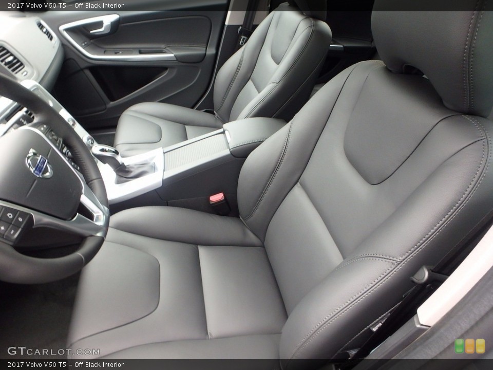 Off Black Interior Photo for the 2017 Volvo V60 T5 #121399493