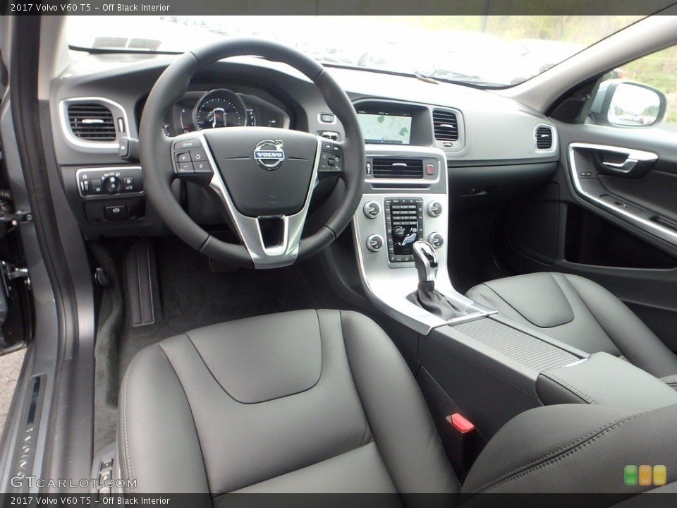 Off Black Interior Prime Interior for the 2017 Volvo V60 T5 #121399541